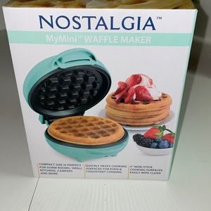 Nostalgia Mini Waffle Maker.